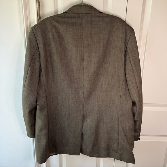 Ralph Lauren Wool Men's Blazer Sport Coat Casual Jacket Size 45L 2 Button‎ Brown - Picture 3 of 11